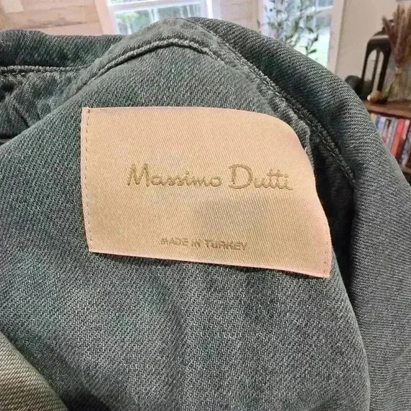 NWT Massimo Dutti Jean Jacket Size XL - Picture 8 of 9